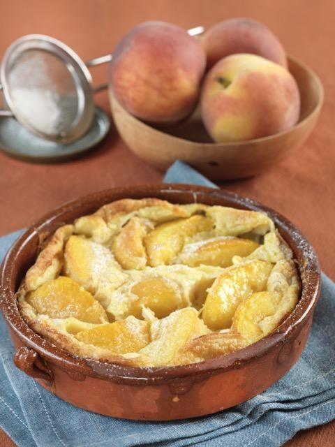 Clafoutis aux pêches