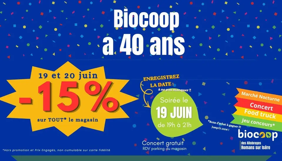 40 ans biocoop